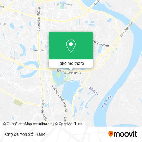 Chợ cá Yên Sở map