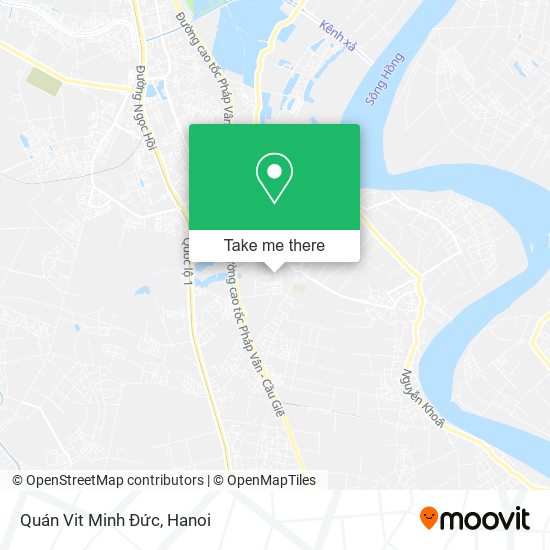 Quán Vit Minh Đức map