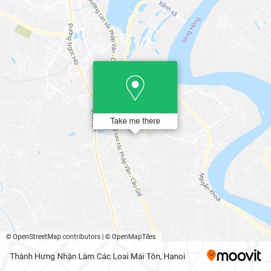 Thành Hưng Nhận Làm Các Loai Mái Tôn map