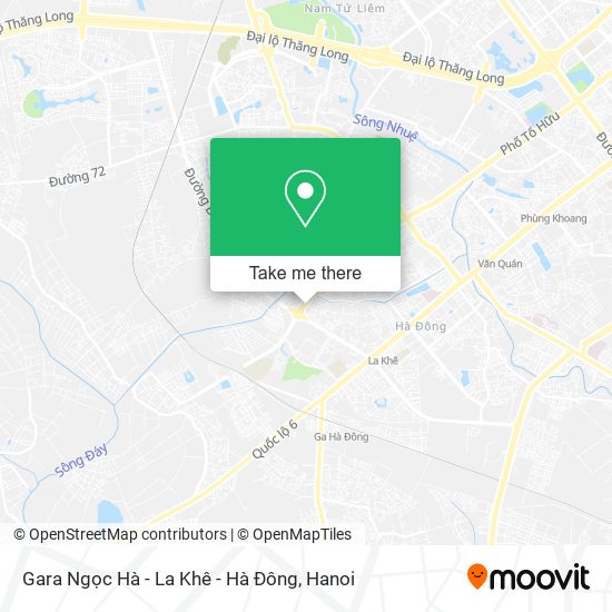 Gara Ngọc Hà - La Khê - Hà Đông map
