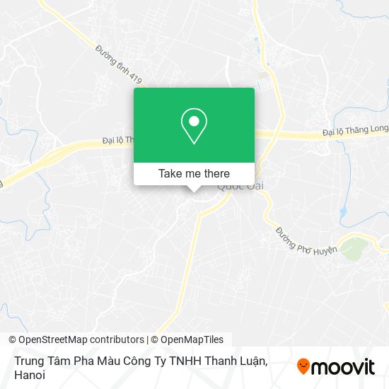 Trung Tâm Pha Màu Công Ty TNHH Thanh Luận map