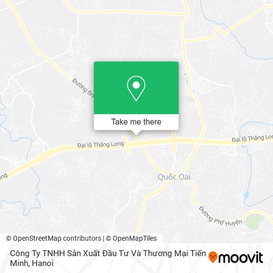 Công Ty TNHH Sản Xuất Đầu Tư Và Thương Mại Tiến Minh map
