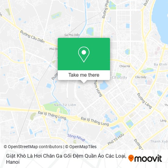 Giặt Khô Là Hơi Chăn Ga Gối Đệm Quần Áo Các Loại map