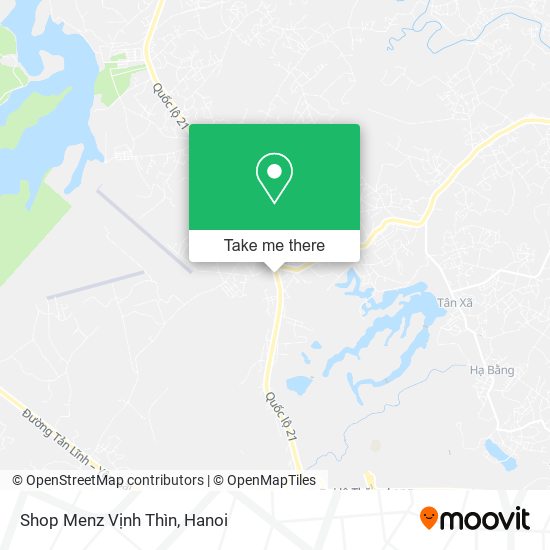 Shop Menz Vịnh Thìn map