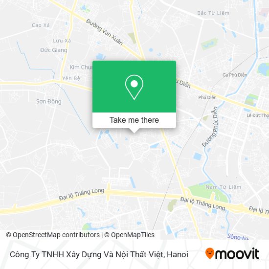 Công Ty TNHH Xây Dựng Và Nội Thất Việt map