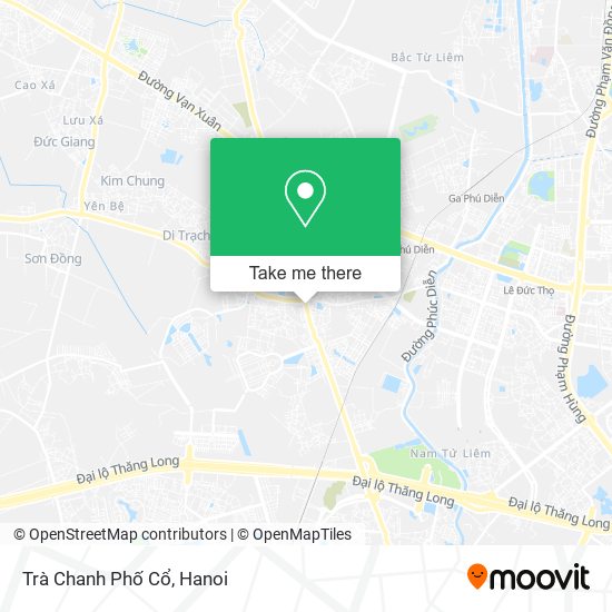 Trà Chanh Phố Cổ map