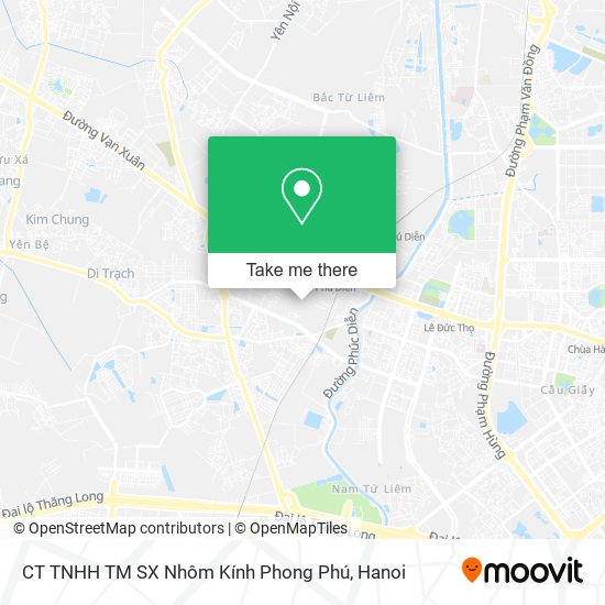 CT TNHH TM SX Nhôm Kính Phong Phú map