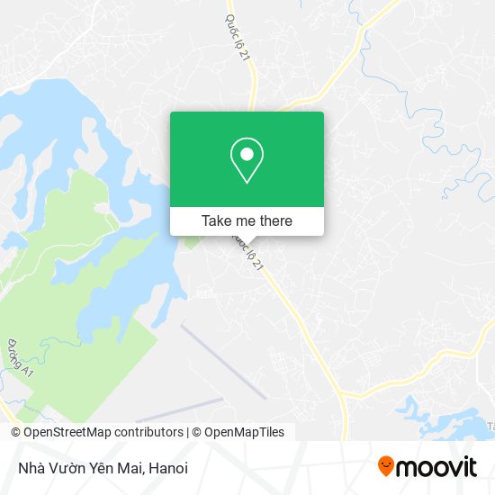 Nhà Vườn Yên Mai map