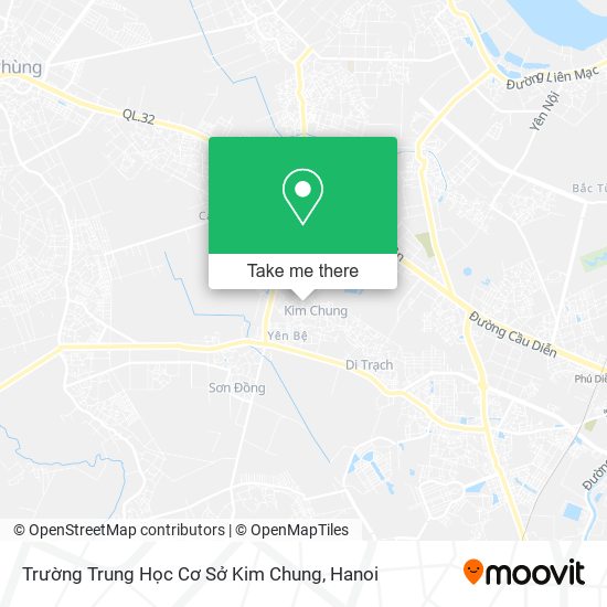 Trường Trung Học Cơ Sở Kim Chung map