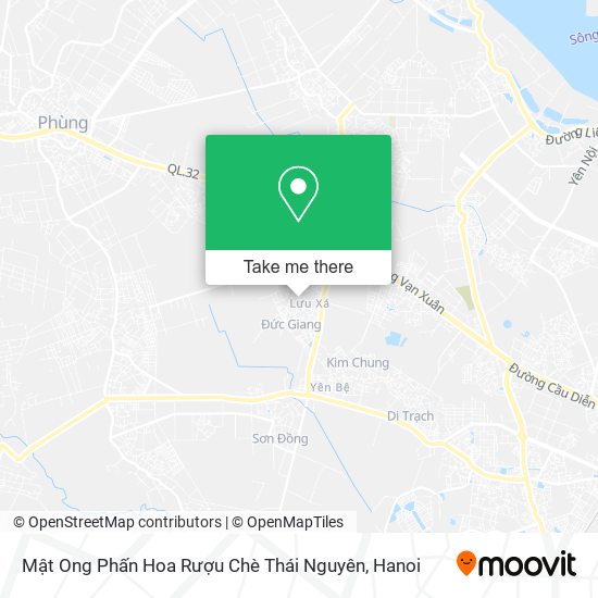 Mật Ong Phấn Hoa Rượu Chè Thái Nguyên map