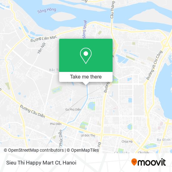 Sieu Thi Happy Mart Ct map