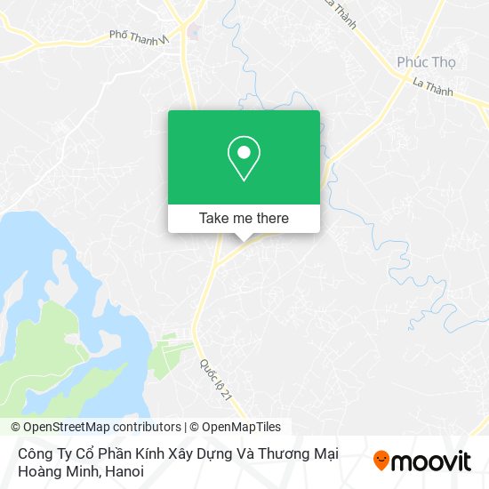 Công Ty Cổ Phần Kính Xây Dựng Và Thương Mại Hoàng Minh map