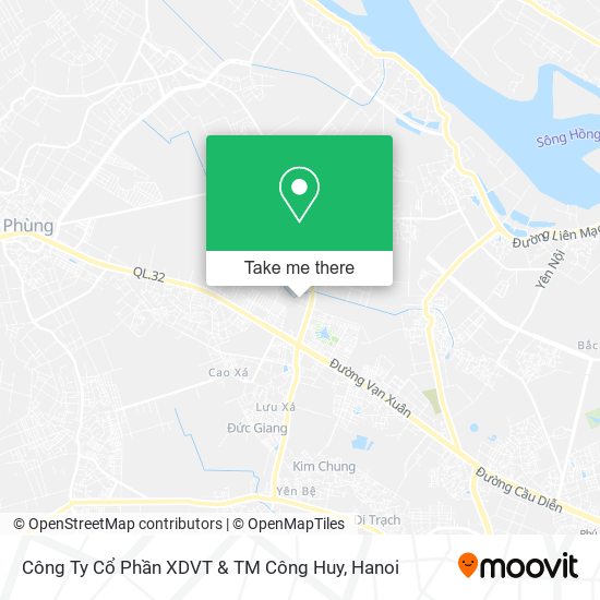 Công Ty Cổ Phần XDVT & TM Công Huy map