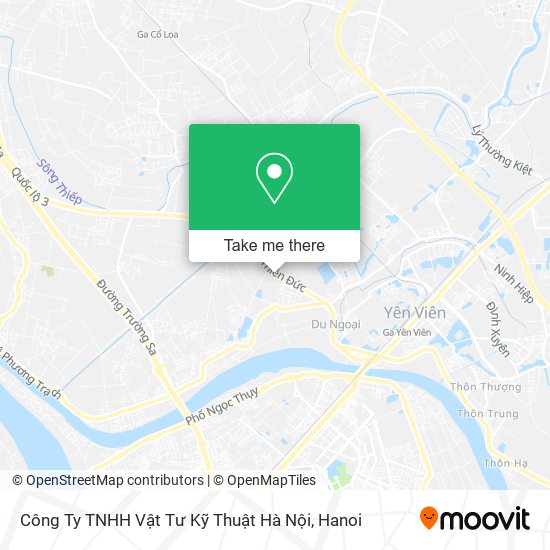 Công Ty TNHH Vật Tư Kỹ Thuật Hà Nội map