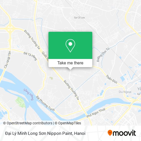 Đại Lý Minh Long Sơn Nippon Paint map