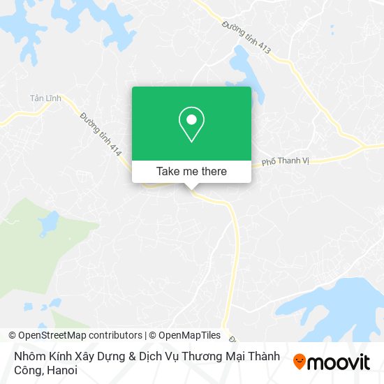 Nhôm Kính Xây Dựng & Dịch Vụ Thương Mại Thành Công map