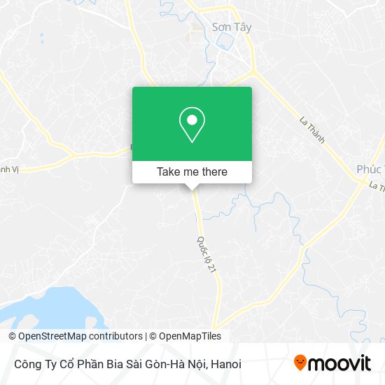 Công Ty Cổ Phần Bia Sài Gòn-Hà Nội map