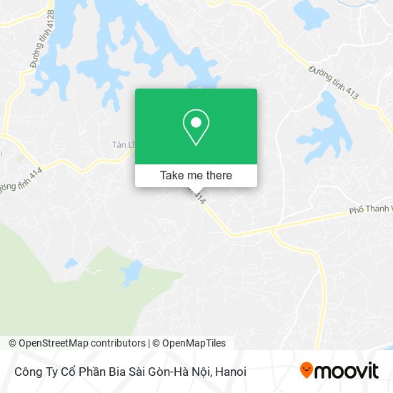 Công Ty Cổ Phần Bia Sài Gòn-Hà Nội map
