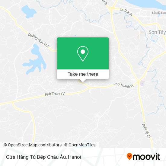 Cửa Hàng Tủ Bếp Châu Âu map