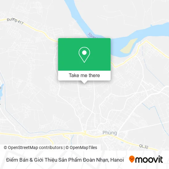 Điểm Bán & Giới Thiệu Sản Phẩm Đoàn Nhạn map