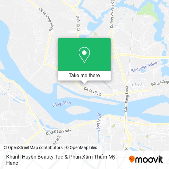 Khánh Huyền Beauty Tóc & Phun Xăm Thẩm Mỹ map