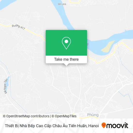 Thiết Bị Nhà Bếp Cao Cấp Châu Âu Tiến Huấn map