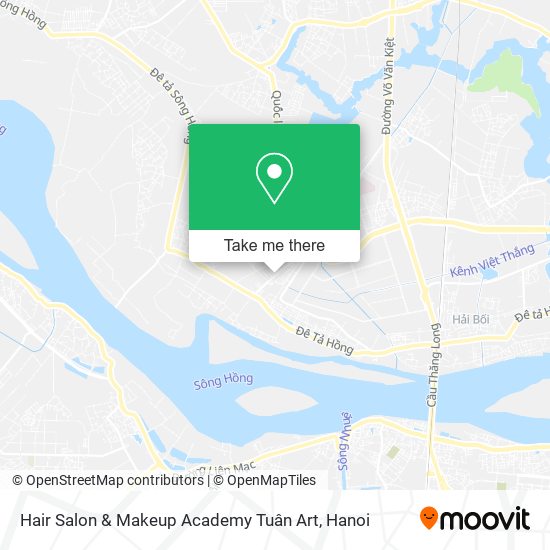 Hair Salon & Makeup Academy Tuân Art map
