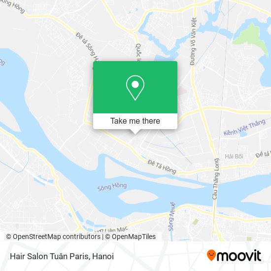 Hair Salon Tuân Paris map