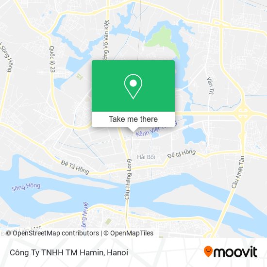 Công Ty TNHH TM Hamin map