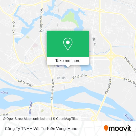 Công Ty TNHH Vật Tư Kiến Vàng map