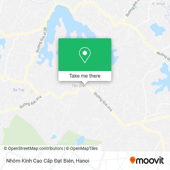 Nhôm Kính Cao Cấp Đạt Biên map