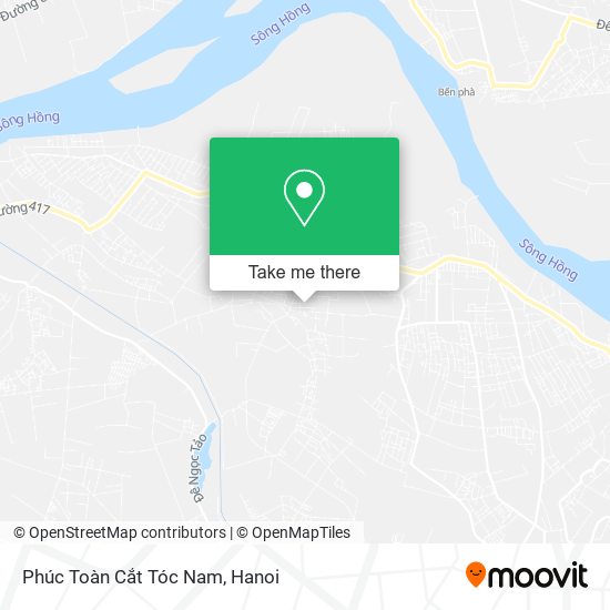 Phúc Toàn Cắt Tóc Nam map