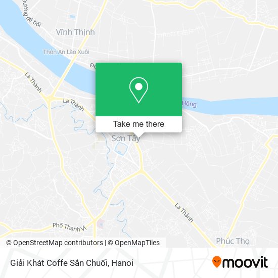 Giải Khát Coffe Sắn Chuối map