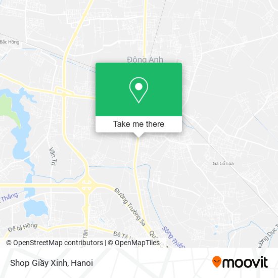 Shop Giầy Xinh map