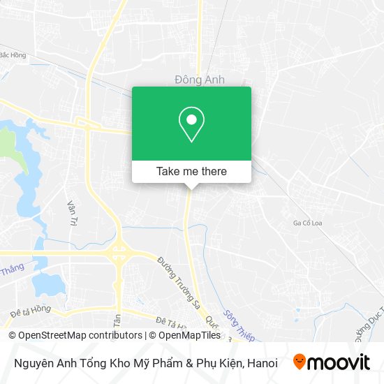 Nguyên Anh Tổng Kho Mỹ Phẩm & Phụ Kiện map