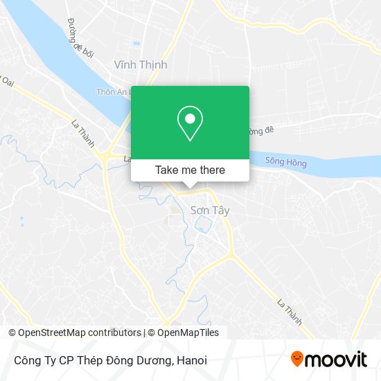 Công Ty CP Thép Đông Dương map