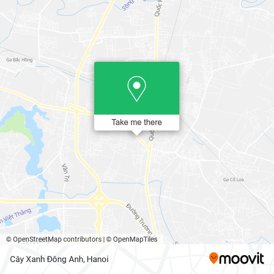 Cây Xanh Đông Anh map