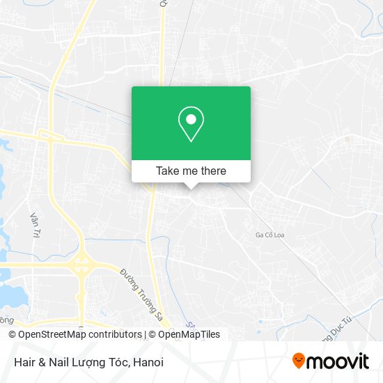 Hair & Nail Lượng Tóc map