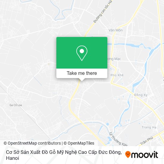 Cơ Sở Sản Xuất Đồ Gỗ Mỹ Nghệ Cao Cấp Đức Đông map