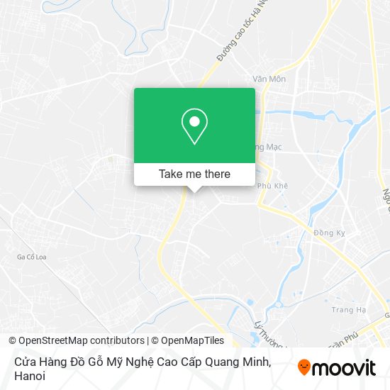 Cửa Hàng Đồ Gỗ Mỹ Nghệ Cao Cấp Quang Minh map