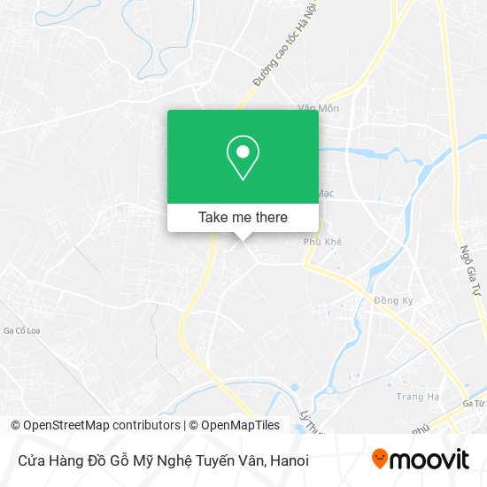 Cửa Hàng Đồ Gỗ Mỹ Nghệ Tuyến Vân map