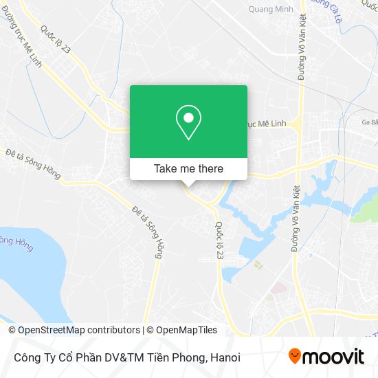 Công Ty Cổ Phần DV&TM Tiền Phong map