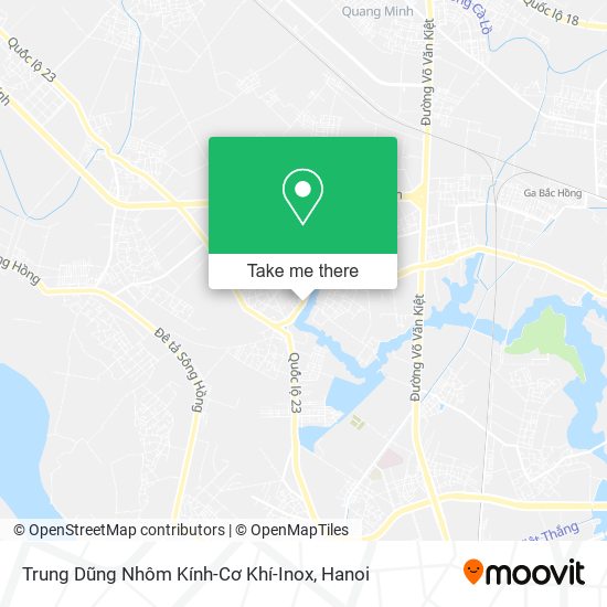 Trung Dũng Nhôm Kính-Cơ Khí-Inox map