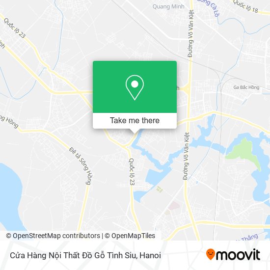Cửa Hàng Nội Thất Đồ Gỗ Tình Siu map
