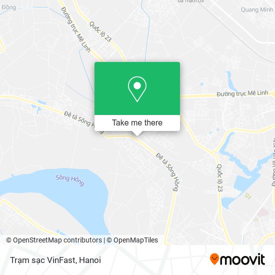 Trạm sạc VinFast map