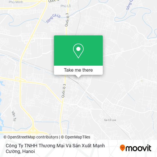 Công Ty TNHH Thương Mại Và Sản Xuất Mạnh Cường map