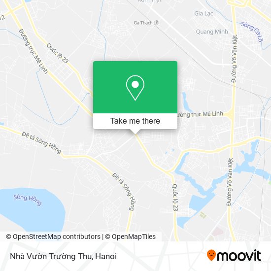 Nhà Vườn Trường Thu map