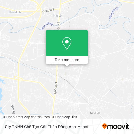 Cty TNHH Chế Tạo Cột Thép Đông Anh map