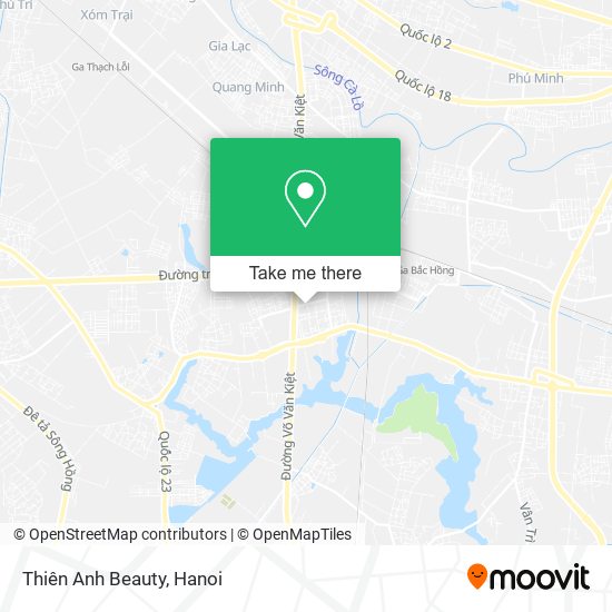 Thiên Anh Beauty map