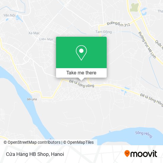 Cửa Hàng HB Shop map